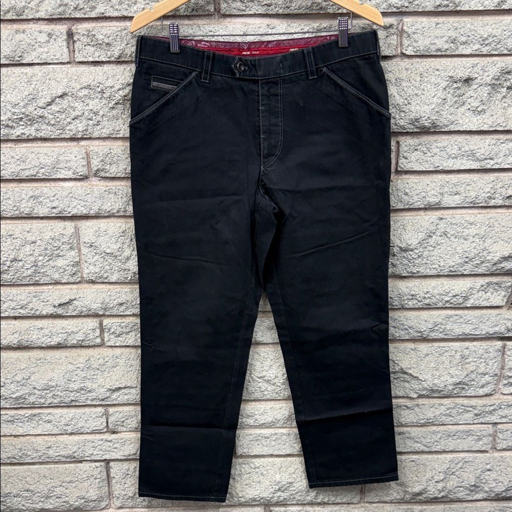 Men's Black Chino Pants - Classic Straight Fit